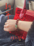 福韻瑞高端印度老料小葉紫檀木手串男女士款佛珠手鏈盤文玩玉石貔貅手飾 屬羊/猴【大日如來】珠徑約10MM 曬單實拍圖