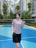 PHIGEER高腰寬松運(yùn)動(dòng)短褲女專業(yè)訓(xùn)練健身五分褲夏季2025新款跑步休閑褲子 黑色五分褲 M 曬單實(shí)拍圖