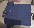 吉普（JEEP）短袖T恤男夏季Polo商務(wù)休閑衫男士寬松涼感衣服男裝 寶藍(lán)  XL 曬單實(shí)拍圖