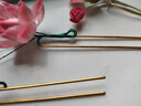 纏花發(fā)簪diy材料包手工制作古風(fēng)頭飾新手套裝教程免剪紙模絨絲線 36色金色款 材料包如圖 曬單實(shí)拍圖
