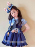 木木屋童裝洛麗塔公主裙女童連衣裙夏季朱迪兔子警官衣服兒童短袖禮服裙 朱迪裙子送領(lǐng)帶【單裙子】 130 適合120-130cm年齡7-8歲 曬單實(shí)拍圖