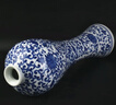清乾隆年制青花纏枝蓮美人瓶瓷器舊貨古玩收藏仿古家居中式擺件 曬單實拍圖