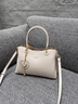 MOCCSOCC女士包包女包輕奢單肩包女斜挎包女情人節生日禮物送老婆女友  米白色-【包包女款2025】 精美禮盒包裝 曬單實(shí)拍圖