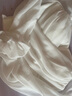 VJC OLIVIAVJC OLIVIA珍珠白法式風上衣夏季新品輕奢女裝簡約交疊雪紡襯衫女 XS 曬單實拍圖
