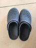 西域駱駝（VANCAMEL）洞洞鞋男款夏季2025新款潮流外穿兩用防滑防臭包頭涼鞋沙灘涼拖鞋 黑色 40 曬單實(shí)拍圖