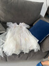 巴拉巴拉女童連衣裙兒童裙子夏裝小童網(wǎng)紗繡花甜美公主裙時尚洋氣 紫色調(diào)00377 130 曬單實拍圖