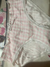 六只兔子5條裝內(nèi)褲女親膚棉質(zhì)透氣底襠可愛格子中腰少女三角褲 粉黛星河五色 5條 L （100-120斤） 曬單實拍圖