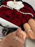 CRD克徠帝【現(xiàn)貨閃發(fā)】情韻鉆石排戒婚戒結婚訂婚鉆戒群鑲戒指 PT950鉑金 共約16分 曬單實拍圖