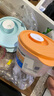 特百惠（Tupperware）460ml微波加熱湯碗冷藏保鮮飯菜塑料飯盒上班族學(xué)生午餐便當(dāng)盒 460ml湯碗藍(lán)+橙 曬單實(shí)拍圖