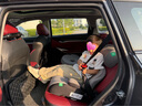 怡戈（Ekobebe）兒童安全座椅增高墊3-12歲大童車載汽車便攜式坐墊簡(jiǎn)易008X耀石灰 曬單實(shí)拍圖