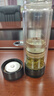 匡迪玻璃杯華象金力耐高溫茶水分離簡約商務(wù)高端雙層玻璃泡茶水杯定制 咖啡色【雙層加厚防燙手】 350ml 350ml 曬單實(shí)拍圖