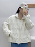 波司登（BOSIDENG）2025新款輕薄羽絨服女短款立領90絨寬松休閑保暖外套B250135304 【店長推薦】日輝米|7C94 S 160/84A 體重約100-110斤 曬單實拍圖