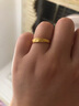 周生生黃金戒指 足金Amore女款開(kāi)口戒女生生日禮物78036R 計價(jià)3.65克 曬單實(shí)拍圖