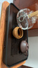 憶壺茶（YIHUTEA）茶盤(pán)托盤(pán)家用茶臺帶排水小型瀝水儲水實(shí)木功夫托盤(pán)泡茶具竹茶托 【爆款大號】茶盤(pán)36.5*24cm 曬單實(shí)拍圖