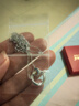 中國黃金（CHINA GOLD）銀莫比烏斯環(huán)項鏈男女一對情侶款紀老婆生日禮物中秋節禮物送女友 【京速達】莫比烏斯環(huán)項鏈【情侶款】 曬單實(shí)拍圖