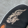國風(fēng)刺繡老北京布鞋軟底男士休閑工作鞋耐磨腳蹬防滑透氣布鞋男款 黑色 43 祥云刺繡615 曬單實(shí)拍圖