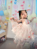 G.DUCKKIDS童裝洛麗塔公主裙女童連衣裙夏季兒童裙子夏裝吊帶蓬蓬裙生日裙子 粉色 130 建議120-130cm7-8歲cm 曬單實拍圖