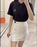 珠光萊卡工作服polo定制印字工衣T恤定做衣服文化衫刺繡logo短袖公司工裝 藏青【A款】 XL 曬單實(shí)拍圖