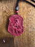 寶鉑琳原礦朱砂三陽(yáng)開(kāi)泰吊墜男紫金砂項(xiàng)鏈女本命年十二生肖屬羊掛件禮物 三羊開(kāi)泰+精美手工編制繩 曬單實(shí)拍圖
