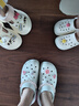 鉑吶苓洞洞鞋女夏卡通云朵外穿厚底增高防臭eva沙灘包頭涼鞋兩穿涼拖鞋 洞洞鞋【可愛(ài)云朵】 36 曬單實(shí)拍圖