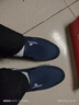 老北京布鞋透氣一腳蹬帆布鞋男軟底開車休閑中老年經(jīng)典板鞋秋冬季 藍(lán)色800 41 (255mm) 曬單實(shí)拍圖