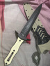 湖女之劍軍士戶外戰(zhàn)術(shù)雙刃直刀高硬度80crv2鋼刀野外防身生存刀具 湖女之劍雙刃戰(zhàn)術(shù)刀【鈦黑色】 41cm-小于60°【贈(zèng)戰(zhàn)術(shù)K鞘】 曬單實(shí)拍圖