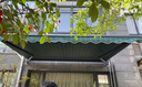 遮陽(yáng)棚折疊伸縮式防雨棚 戶(hù)外電動(dòng)收縮篷 手搖鋁合金防水雨棚 靠墻4米*伸縮1.5米【帶排水槽】 曬單實(shí)拍圖