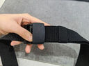 雪倫朵腰帶男無(wú)鐵防金屬過(guò)敏皮帶過(guò)安檢運動(dòng)戶(hù)外休閑編織軍訓褲帶 黑色 130cm 曬單實(shí)拍圖