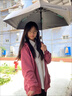 颯望雨傘兩用小巧迷你防曬傘防曬紫外線2025年新款輕便雨傘女 晨霧綠【黑膠晴雨傘】-超迷你14厘米 曬單實(shí)拍圖