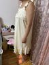 馬克公主吊帶睡裙女夏季純棉可愛(ài)少女背心睡衣裙子夏款甜美家居服 LY1122-背心睡裙 L 曬單實(shí)拍圖
