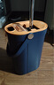 美添樂(lè )（HoMettler）凈污分離平板拖把36cm4拖布桿長(cháng)135cm家用一拖凈免手洗刮刮桶雙桿 曬單實(shí)拍圖