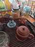 潮思匯陶瓷紫砂烏龜茶寵精品辦公室公道杯一體茶漏茶桌可養(yǎng)小烏龜擺件 紫砂小烏龜茶濾組 曬單實(shí)拍圖