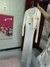 波波奶茶 法式絕美波點(diǎn)吊帶連衣裙套裝女夏日絕美穿搭開(kāi)衫兩件套 開(kāi)衫長(cháng)裙套裝 S （85-95斤） 曬單實(shí)拍圖