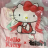 野獸派家居（tbh）Hello Kitty天絲棉家居睡裙四季可外穿長(zhǎng)袖睡衣女 天絲棉短款家居裙 粉紅條紋 M 曬單實(shí)拍圖