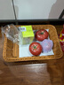 上可意 長(cháng)方形仿藤編收納籃超市陳列展示筐家用面包籃零食收納筐 曬單實(shí)拍圖