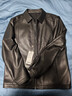 杉杉【頭層綿羊皮】皮衣男秋冬商務(wù)休閑通勤百搭真皮翻領(lǐng)合身挺括外套 曬單實(shí)拍圖