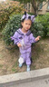 G.DUCKKIDS童裝女童春秋套裝庫洛米衣服兒童女寶寶秋季學院風中小童兩件套 紫色套裝 90 建議80-90cm1歲半-2歲 曬單實拍圖