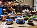 近景琺瑯彩主人杯景德鎮陶瓷茶杯個(gè)人專(zhuān)用手工品茗杯萬(wàn)花青花茶杯 曬單實(shí)拍圖