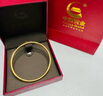 中國黃金（CHINA GOLD）黃金手鐲足金999傳承光面素圈金鐲子金手鐲送女友七夕情人節禮物 【今/次日達】金重約5.2g #60 曬單實(shí)拍圖