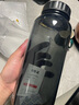 富光塑料水杯男學(xué)生大容量戶(hù)外運動(dòng)水杯耐高溫太空杯便攜瓶子泡茶 京元黑+PC材質(zhì)+三倍加厚1500ml 曬單實(shí)拍圖
