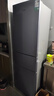 容聲216升三開門小電冰箱家用小戶型節(jié)能超薄冷藏冷凍兩用保鮮出租房宿舍迷你BCD-216D11N銀國家補貼 曬單實拍圖