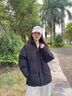皇呈棉服男外套春秋冬季2025新款棉衣服男裝沖鋒連帽防水羽襖絨服男士 黑色 防水防風(fēng) XL 115-145斤 優(yōu)先發(fā)貨 曬單實拍圖