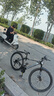 金武端自行車成人山地車公路賽車單車騎行變速超輕越野中學(xué)生初中青少年 頂配版-輻條輪-黑白色 26寸21速 曬單實拍圖