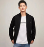 Tommy Hilfiger【休閑立領(lǐng)】秋冬男裝棉羊絨混紡夾克開(kāi)衫/商務(wù)純棉針織外套 曬單實(shí)拍圖