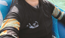 游樂海（YOULEHAI）新款情侶游泳衣分體防曬長袖長褲潛水服套裝遮肚顯瘦沖浪泳衣 女士五件套(透氣速干 防曬升級) 2XL 曬單實拍圖