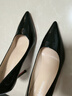 達芙妮細跟紅底高跟鞋女2025新款純欲不累腳增高氣質(zhì)工作鞋尖頭單鞋女 黑色 【跟高10cm】 37 曬單實(shí)拍圖