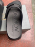 奧康勃肯涼鞋男款夏季2025新款外穿沙灘鞋男士真皮拖鞋爸爸休閑皮涼鞋 黑色-1255721025H 42 曬單實(shí)拍圖