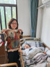 俞兆林（YUZHAOLIN）母親節(jié)禮物中老年人夏裝女奶奶T恤短袖媽媽棉麻套裝休閑老人衣服 橘色 3XL [建議125-140斤] 曬單實(shí)拍圖