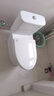 惠達（HUIDA）抽水馬桶家用大沖力節水虹吸式衛生間坐便器HDC6360B 400坑距 曬單實(shí)拍圖