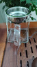 憶壺茶（YIHUTEA）玻璃公道杯帶過濾網茶漏套裝茶具配件茶海分茶器加厚功夫茶杯大號 公道杯350ml+茶漏 曬單實拍圖